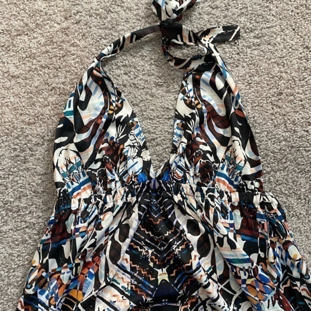 Lotta Stensson long halter dress.